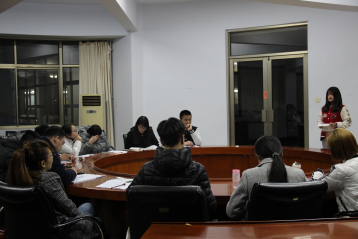 外语系成功举行2016年学生会换届竞选活动